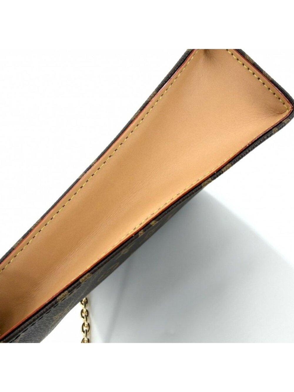 ★SOLD★ Louis Vuitton Shoulder Bag Monogram Toiletries Pouch on Chain Clutch - Picture 10 of 11